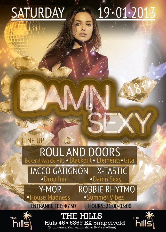 poster Damn Sexy 19 januari 2013