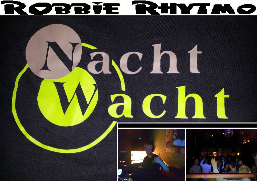 Robbie Rhytmo 1 year at De Nachtwacht Poster voor FB